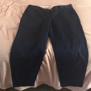 Jcrew skimmer navy work pant
